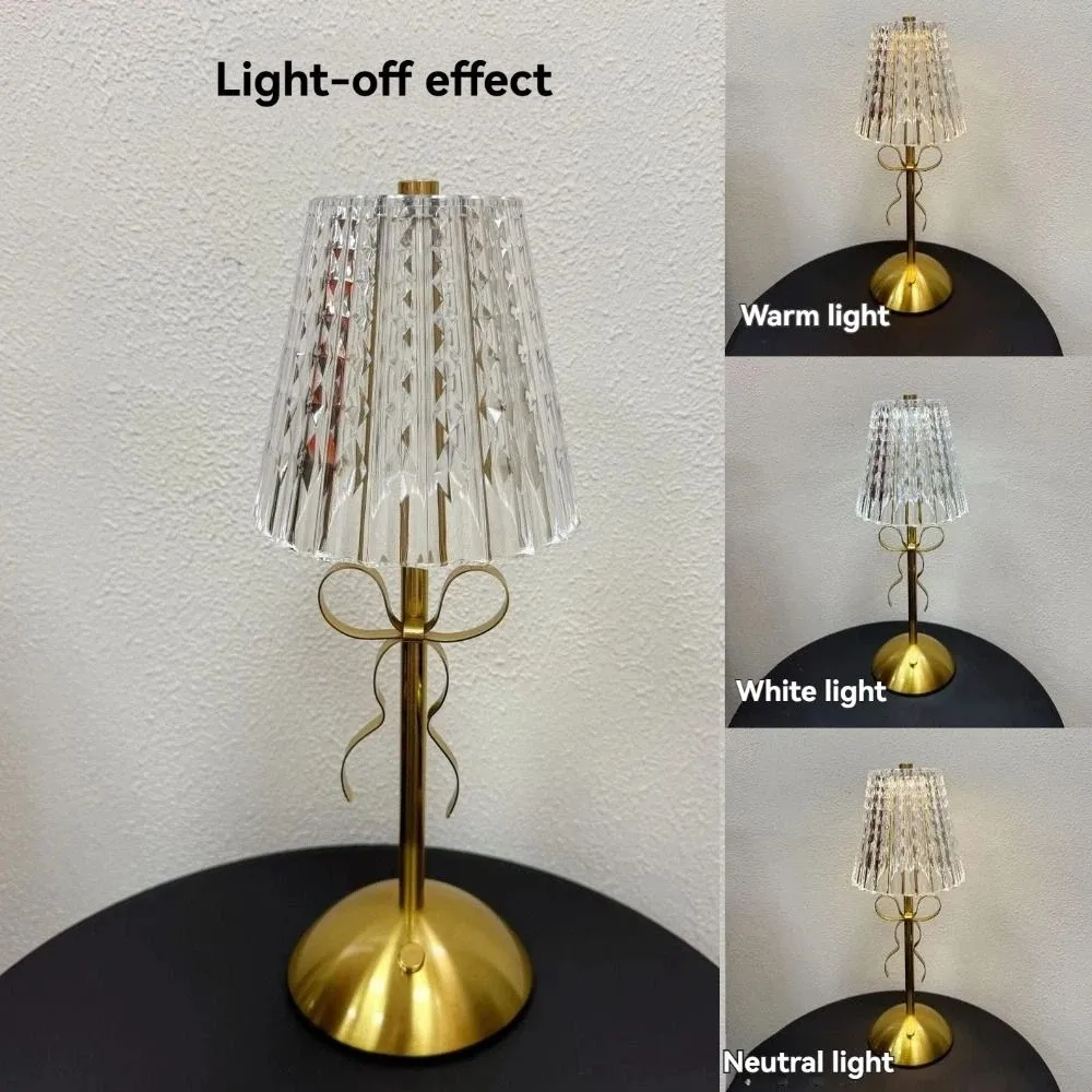 Creative Nordic Style Bowknot Table Lamp Touch Control 3 Colors Gold Bedside Lamp Wireless Vintage LED Night Lights Bathroom
Creative Nordic Style Bowknot Table Lamp Touch Control 3 Colors Gold Bedside Lamp Wireless Vintage LED Night Lights Bathroom