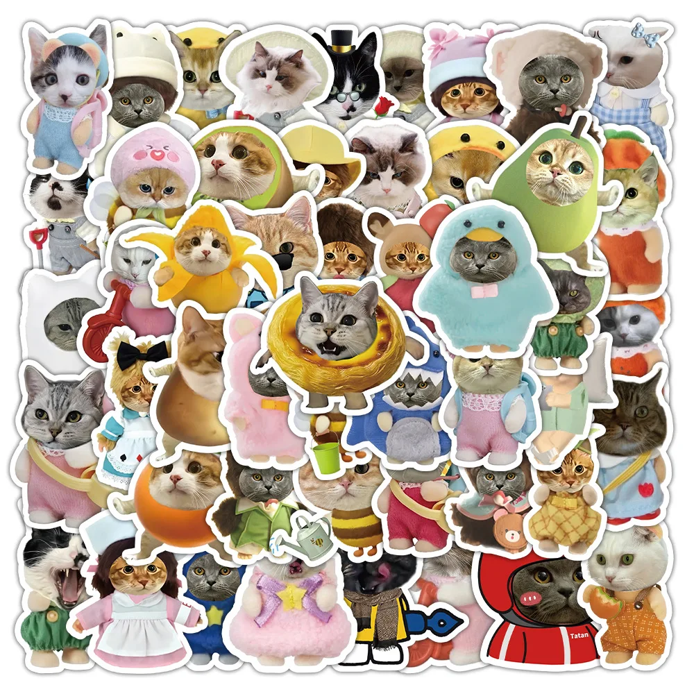 10/30/54PCS Funny Cat Stickers Animal Graffiti DIY Kids Toys Luggage Laptop Phone Guitar Car Bike Skateboard Decoration Sticker
10/30/54PCS Funny Cat Stickers Animal Graffiti DIY Kids Toys Luggage Laptop Phone Guitar Car Bike Skateboard Decoration Sticker