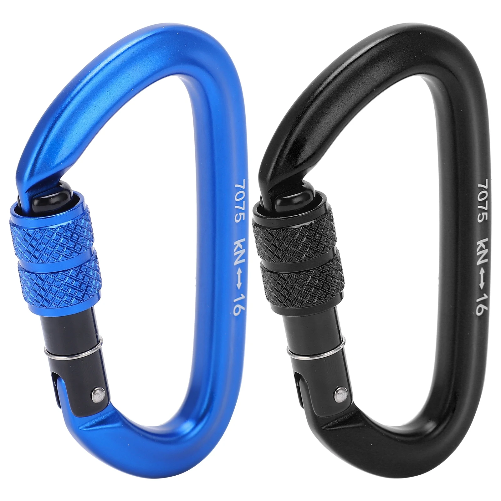 16KN Aluminum Alloy Screwgate Locking Carabiner DRing Clip Hook for Climbing Hiking Camping Snap Hook Screwgate D‑
16KN Aluminum Alloy Screwgate Locking Carabiner DRing Clip Hook for Climbing Hiking Camping Snap Hook Screwgate D‑