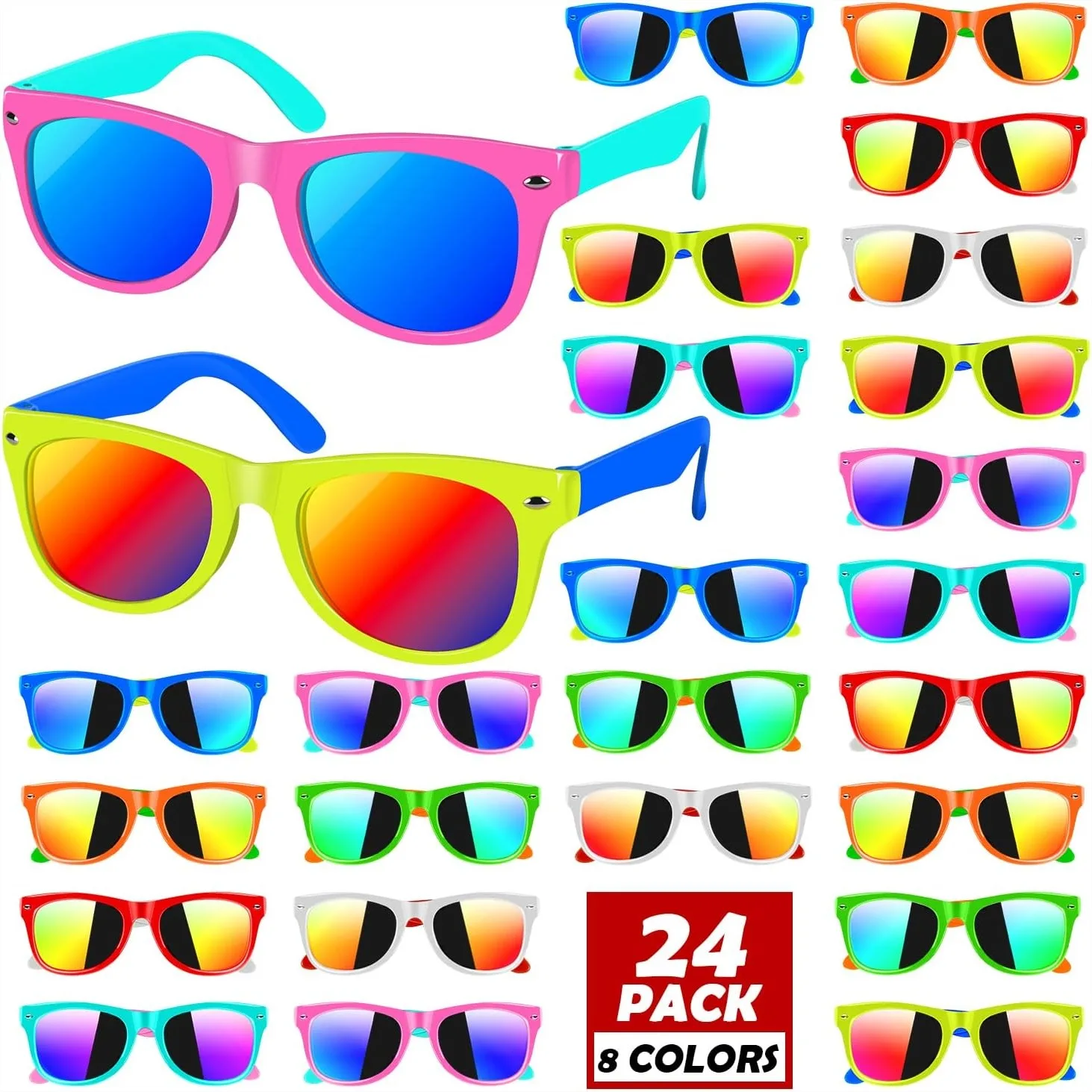 Kids Sunglasses Bulk Toddler Sunglasses With UV400 Protection Party Favors For Boys Girls Age 3-8
Kids Sunglasses Bulk Toddler Sunglasses With UV400 Protection Party Favors For Boys Girls Age 3-8