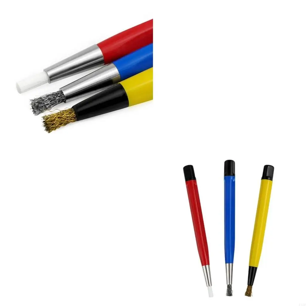 P82E 3Pcs Brush Pen Set Fiberglass Rust Removal Cleaning Pen Watch Electronic
P82E 3Pcs Brush Pen Set Fiberglass Rust Removal Cleaning Pen Watch Electronic