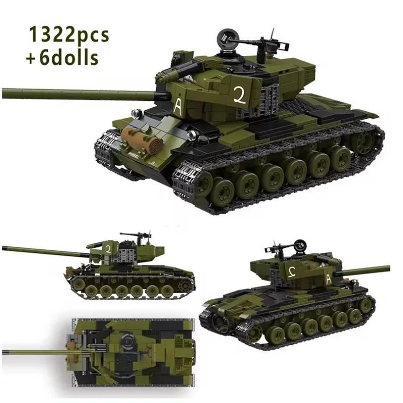 US Army T26E4 Super Pershing Heavy Tank No.1 Experimental Vehicle Model Building Blocks Educational Assembly Toy for Children
US Army T26E4 Super Pershing Heavy Tank No.1 Experimental Vehicle Model Building Blocks Educational Assembly Toy for Children