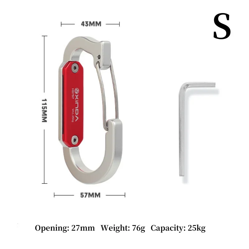 Outdoor Rock Climbing Harness Accessories Tool Rack, High-Altitude Work Rescue Equipment Hook Buckle for Mountaineering
Outdoor Rock Climbing Harness Accessories Tool Rack, High-Altitude Work Rescue Equipment Hook Buckle for Mountaineering