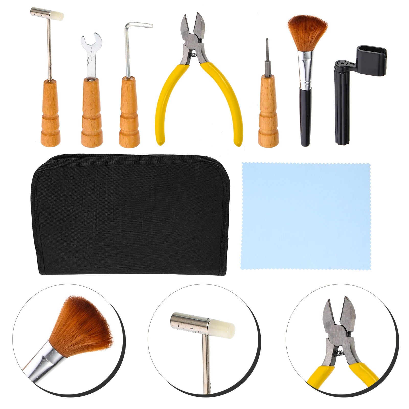Repair Tool Set Durable Supplies Cleaning Maintenance Tools Accessory Kit For Guitar Lovers Musicians Beginners Outdoor Storage
Repair Tool Set Durable Supplies Cleaning Maintenance Tools Accessory Kit For Guitar Lovers Musicians Beginners Outdoor Storage