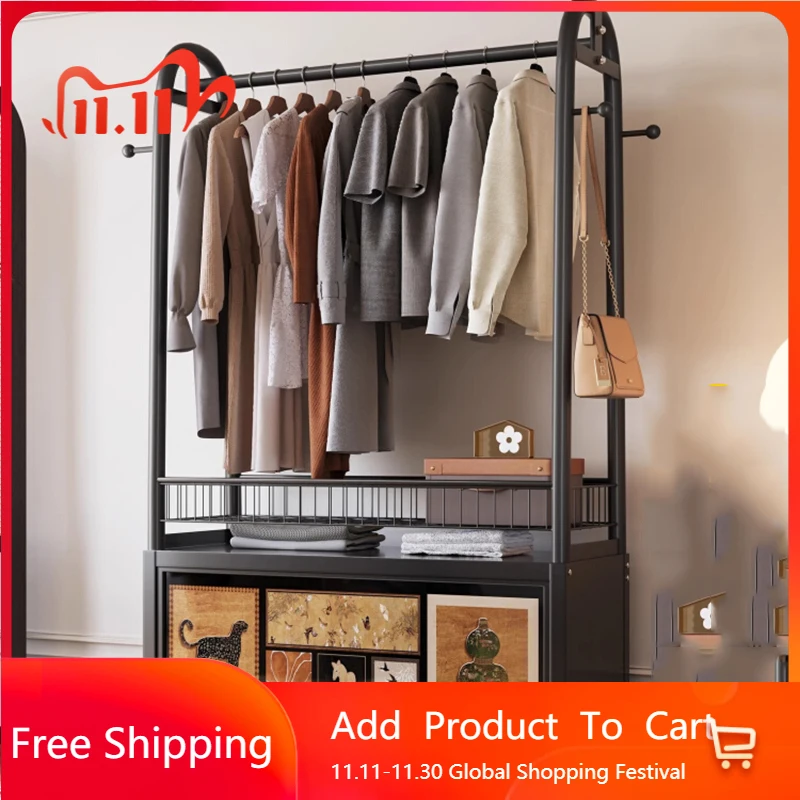 Bedroom Storage Coat Racks Luxury Minimalist Floor Vintage Coat Racks Black Balcony Tendedero Ropa Plegable Home Furniture
Bedroom Storage Coat Racks Luxury Minimalist Floor Vintage Coat Racks Black Balcony Tendedero Ropa Plegable Home Furniture