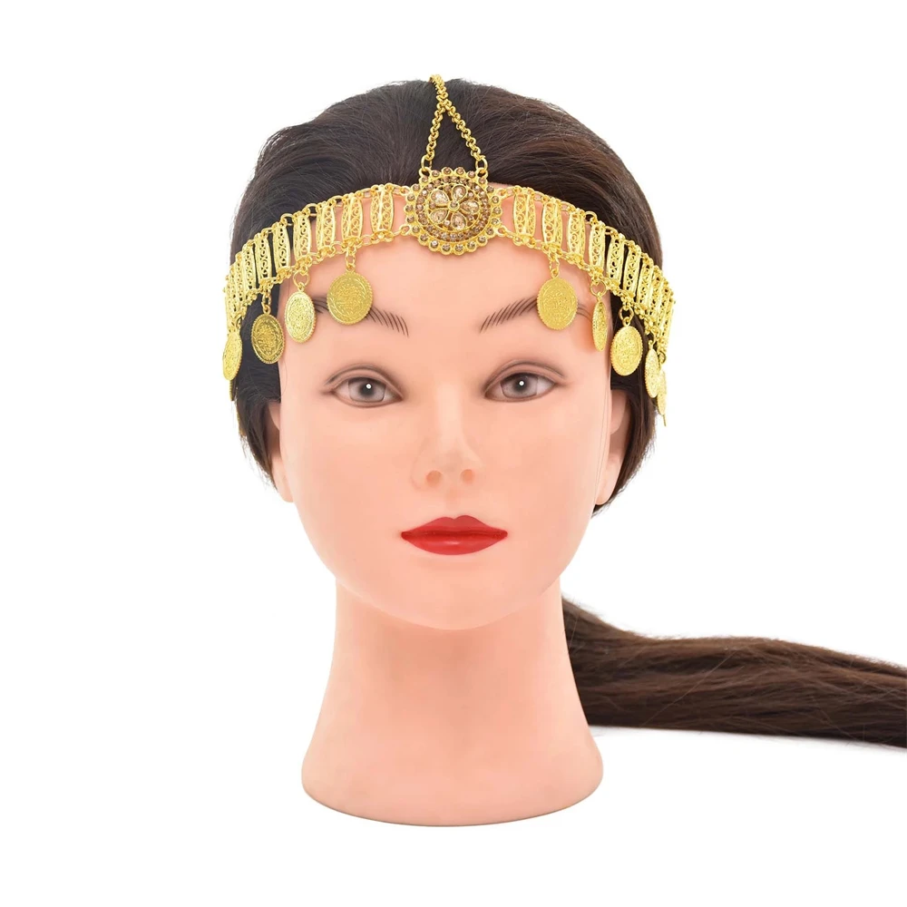 Vintage Hair Ornament Crystal Headband Jewelry Indian Style Golden Metal Coin Tassel For Women Party Gift
Vintage Hair Ornament Crystal Headband Jewelry Indian Style Golden Metal Coin Tassel For Women Party Gift