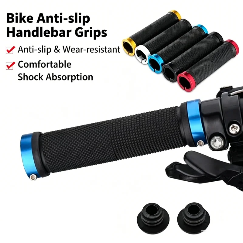 Bicycle Handlebar Grips Anti-Slip Shock-Absorbing Durable Double Lock-On Design Bike Grips
Bicycle Handlebar Grips Anti-Slip Shock-Absorbing Durable Double Lock-On Design Bike Grips