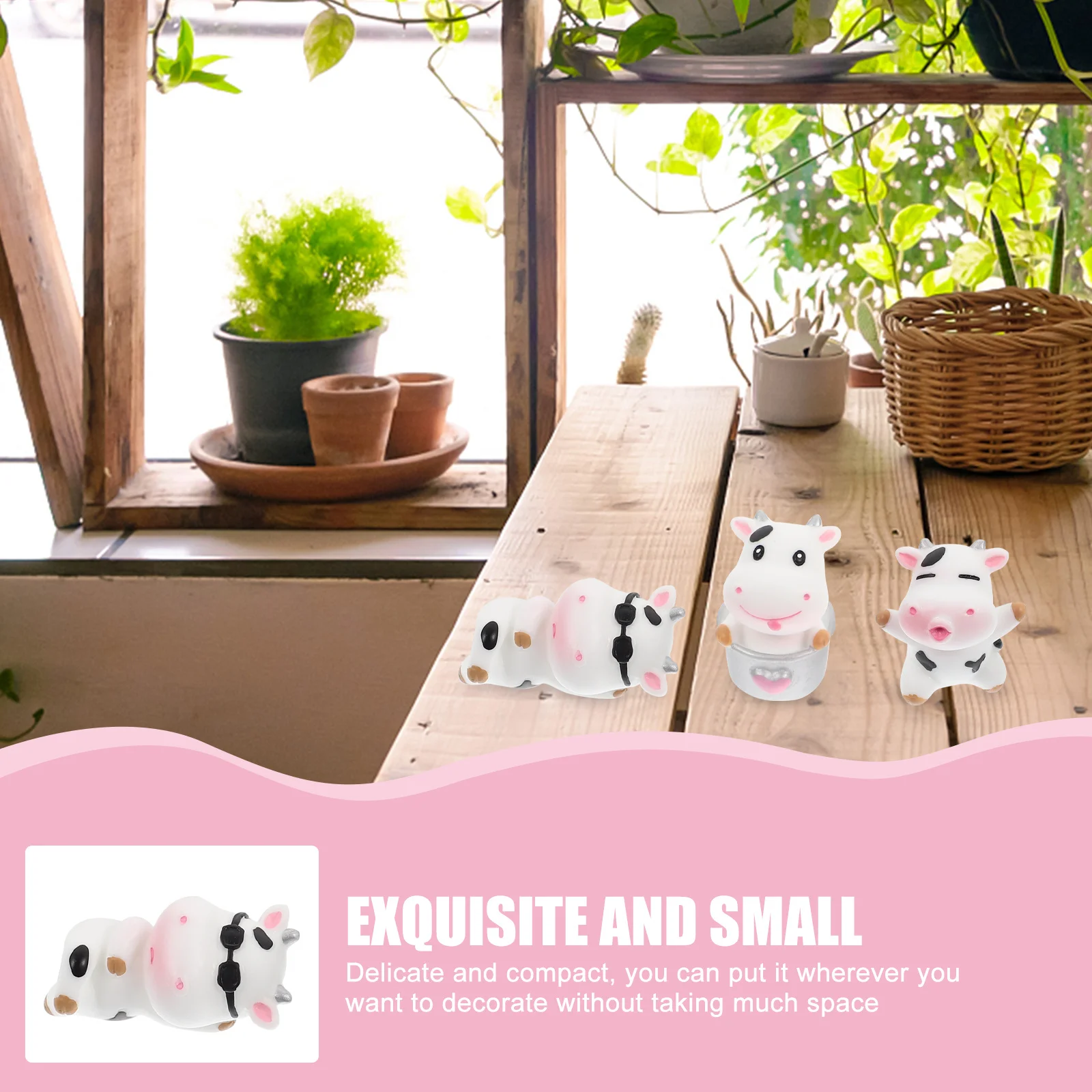 8Pcs Dairy Cow Decorations Premium Resin Mini Animals for Outdoor Indoor Scene Layout Cute Tiny Landscape Figures
8Pcs Dairy Cow Decorations Premium Resin Mini Animals for Outdoor Indoor Scene Layout Cute Tiny Landscape Figures