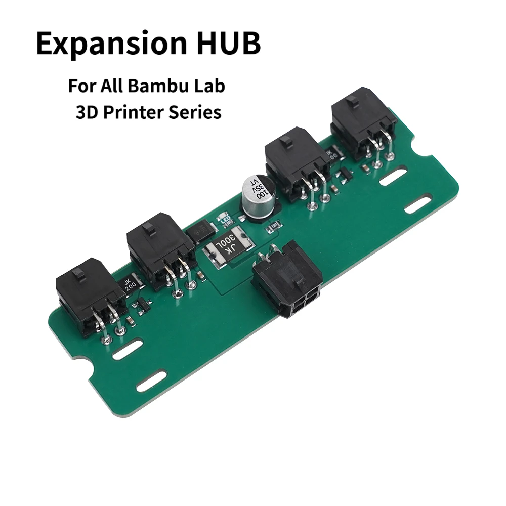 For Bambu Lab 4-Port Expansion Hub with a case with Power Signal Protection for All Bambu Lab 3D Printers Accessory
For Bambu Lab 4-Port Expansion Hub with a case with Power Signal Protection for All Bambu Lab 3D Printers Accessory