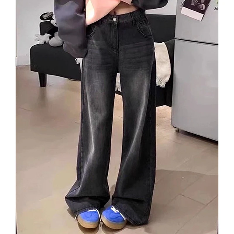 Lady Retro Casual Baggy High Waist Jeans Women Fashion Straight Leg Denim Trousers Girls Classic Thin Daily Pants
Lady Retro Casual Baggy High Waist Jeans Women Fashion Straight Leg Denim Trousers Girls Classic Thin Daily Pants