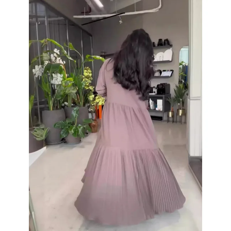 New Hot Style Spring and Autumn New Pleated Design Fashionable Long Trench Coat High-end Sense Elegant Coat
New Hot Style Spring and Autumn New Pleated Design Fashionable Long Trench Coat High-end Sense Elegant Coat