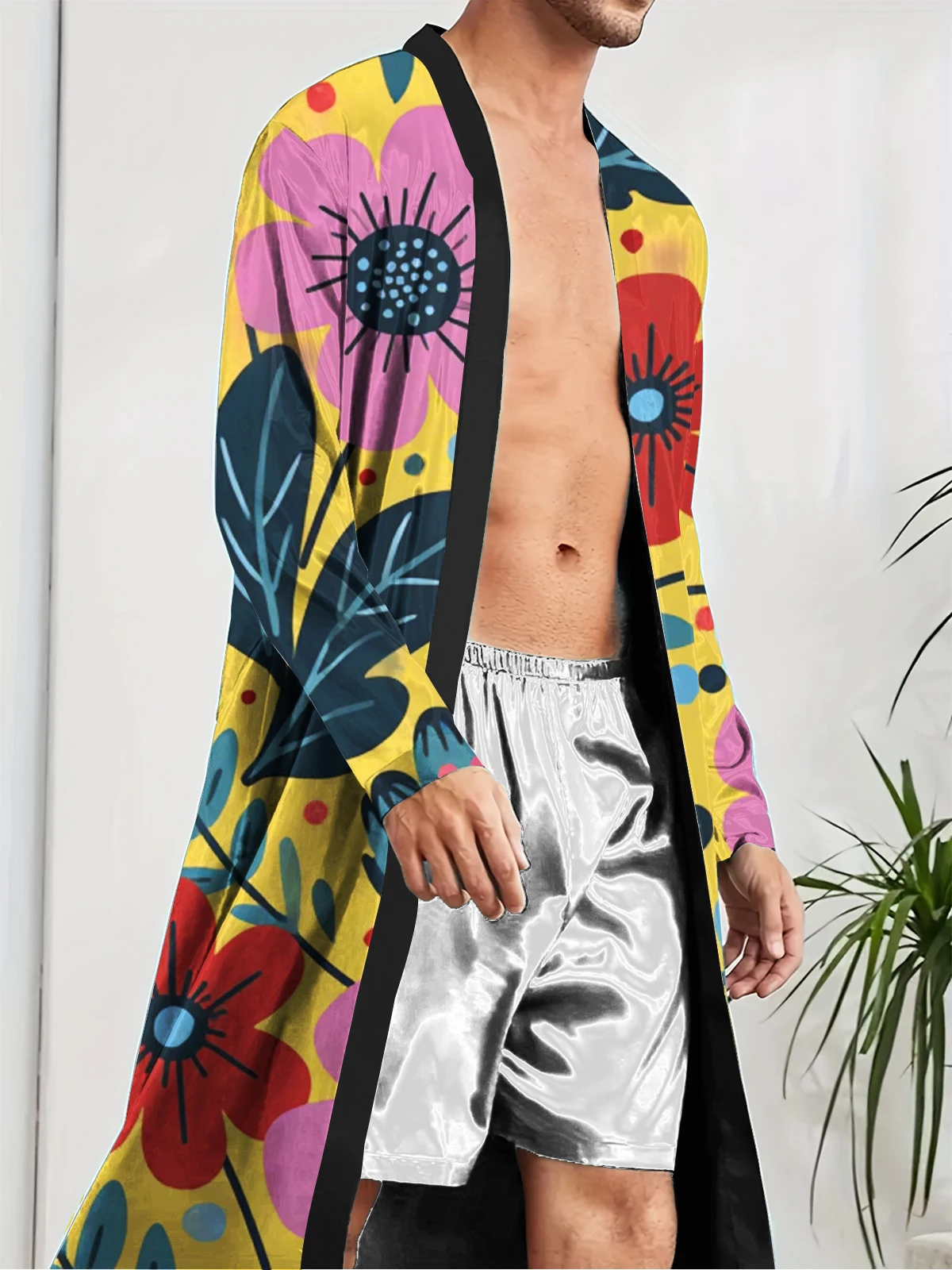 1pcs Men's Robes 2026 Spring/Summer Men's bathrobe Shower robe Robes Breathable Funny pajamas 3D Printed Graphic Bathrobe man
1pcs Men's Robes 2026 Spring/Summer Men's bathrobe Shower robe Robes Breathable Funny pajamas 3D Printed Graphic Bathrobe man