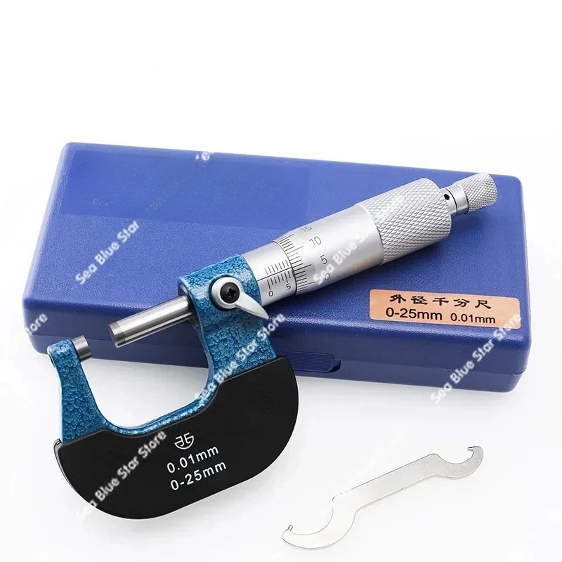 Микрометр 0-25-50 -75 мм Механический микрометр Высокоточный спиральный микрометр с разделенным проводом
Микрометр 0-25-50 -75 мм Механический микрометр Высокоточный спиральный микрометр с разделенным проводом
