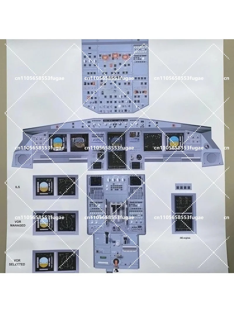 Flight Simulator Cockpit Map Wall Chart - 91×63.6cm, Training & Reference Chart for Pilots
Flight Simulator Cockpit Map Wall Chart - 91×63.6cm, Training & Reference Chart for Pilots