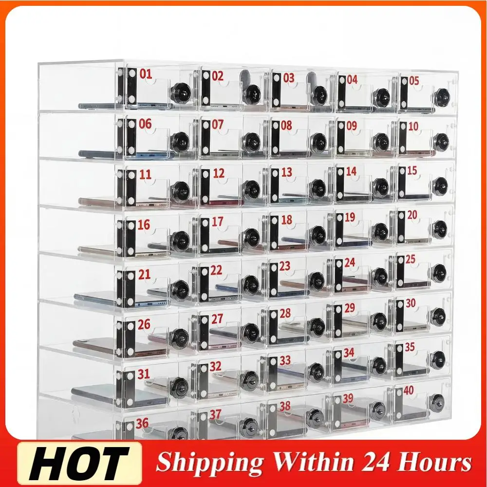 Шкаф для хранения телефонов на 40/60 ячеек с индивидуальными замками и ключами, прозрачный акриловый бокс для телефонов с замками для классов, спортзалов и офисов
Шкаф для хранения телефонов на 40/60 ячеек с индивидуальными замками и ключами, прозрачный акриловый бокс для телефонов с замками для классов, спортзалов и офисов