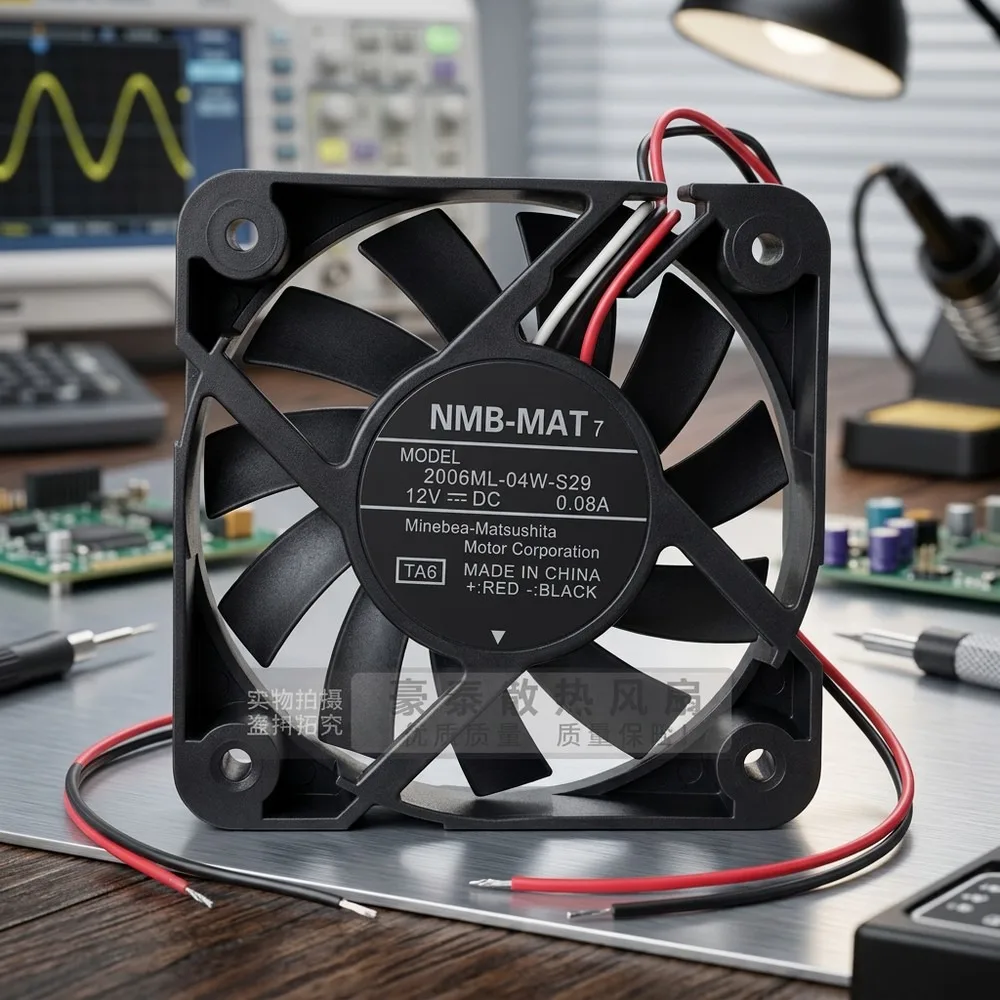 For NMB 2006ML-04W-S29 5015 DC12V 0.08A 5CM 3-Wire Silent Cooling Fan
For NMB 2006ML-04W-S29 5015 DC12V 0.08A 5CM 3-Wire Silent Cooling Fan