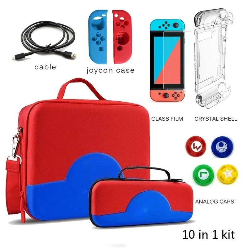 10 in 1 Carrying Case for Nintendo Switch / Switch Oled Accessories Portable Gaming Controller Bag
10 in 1 Carrying Case for Nintendo Switch / Switch Oled Accessories Portable Gaming Controller Bag
