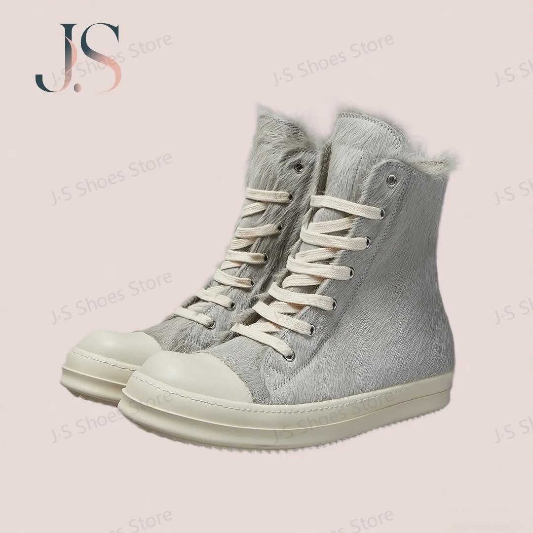 Ro Classic Sneakers Men Shoe Gray Horse Hair Casual Sneaker Luxury Women High Top Shoes Grey Horsehair Boots Zipper Ankle Boot
Ro Classic Sneakers Men Shoe Gray Horse Hair Casual Sneaker Luxury Women High Top Shoes Grey Horsehair Boots Zipper Ankle Boot
