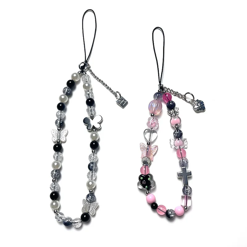 Short Strawberry Phone Chain, Dark Sweet Style Black & White Retro Lanyard, Decorative Pendant for CCD Camera
Short Strawberry Phone Chain, Dark Sweet Style Black & White Retro Lanyard, Decorative Pendant for CCD Camera