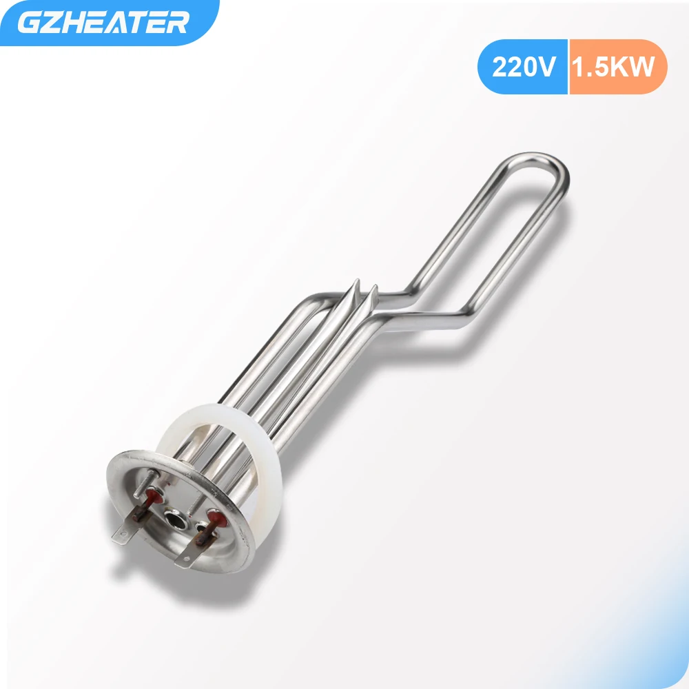 63mm Cap Stainless Steel Shower Heating Element 1500W 220V with 2 Temperature Control Holes Boiler Spare Part
63mm Cap Stainless Steel Shower Heating Element 1500W 220V with 2 Temperature Control Holes Boiler Spare Part