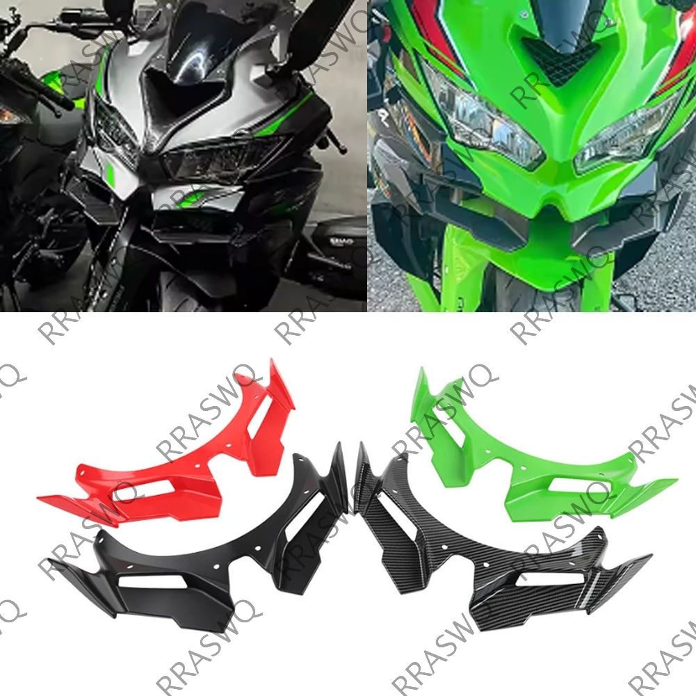 Motorcycle Naked Front Spoiler Winglet Aerodynamic For KAWASAKI ZX-25R ZX-4R ZX25R ZX4R 2021 2022 2023 2024
Motorcycle Naked Front Spoiler Winglet Aerodynamic For KAWASAKI ZX-25R ZX-4R ZX25R ZX4R 2021 2022 2023 2024