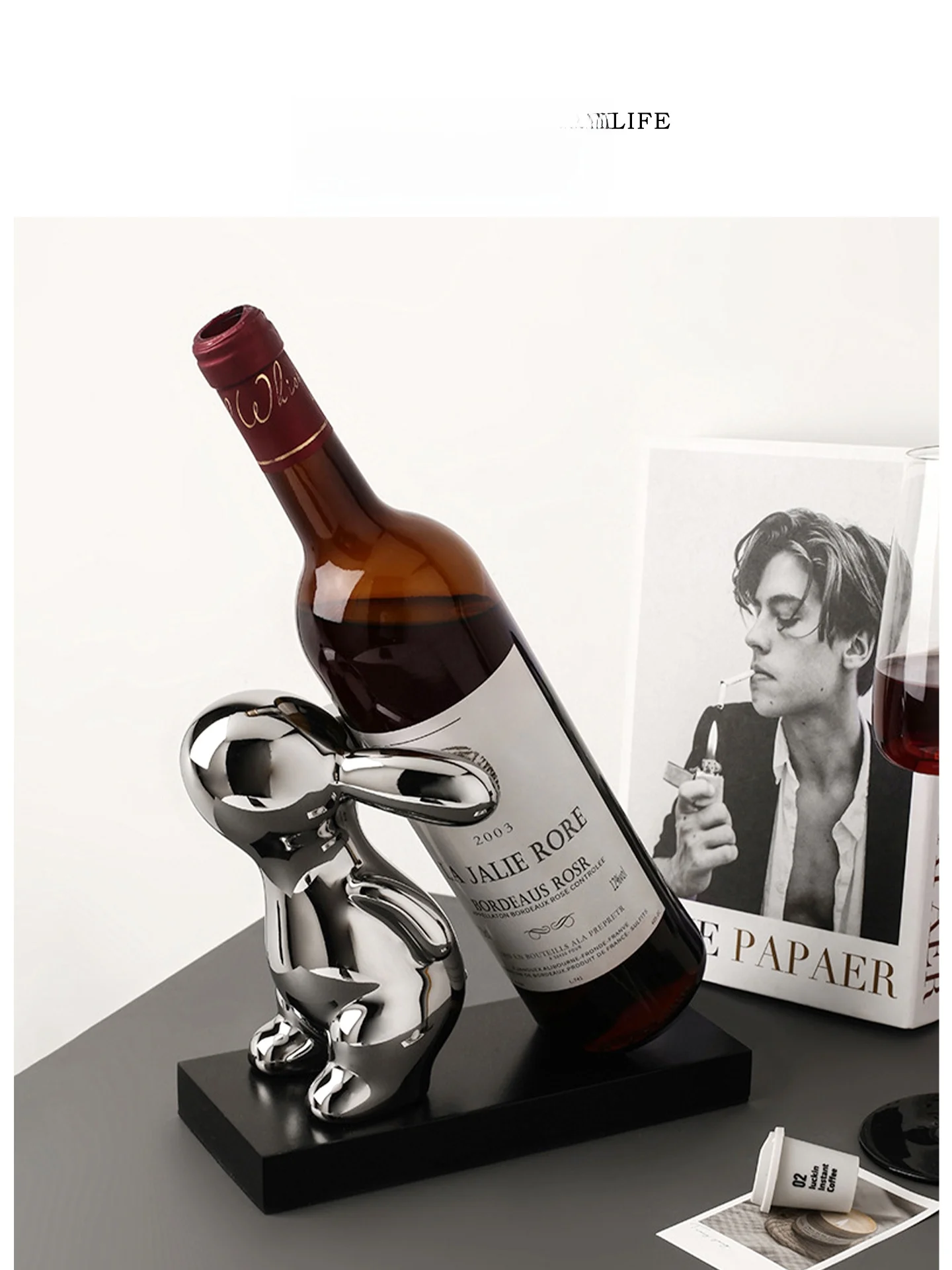 Tlife Creative Rabbit Wine Ra Living Room Decorative Ornaments Moving Gift Wine Cabinet Decoration Nordic Sle Home Storage
Tlife Creative Rabbit Wine Ra Living Room Decorative Ornaments Moving Gift Wine Cabinet Decoration Nordic Sle Home Storage