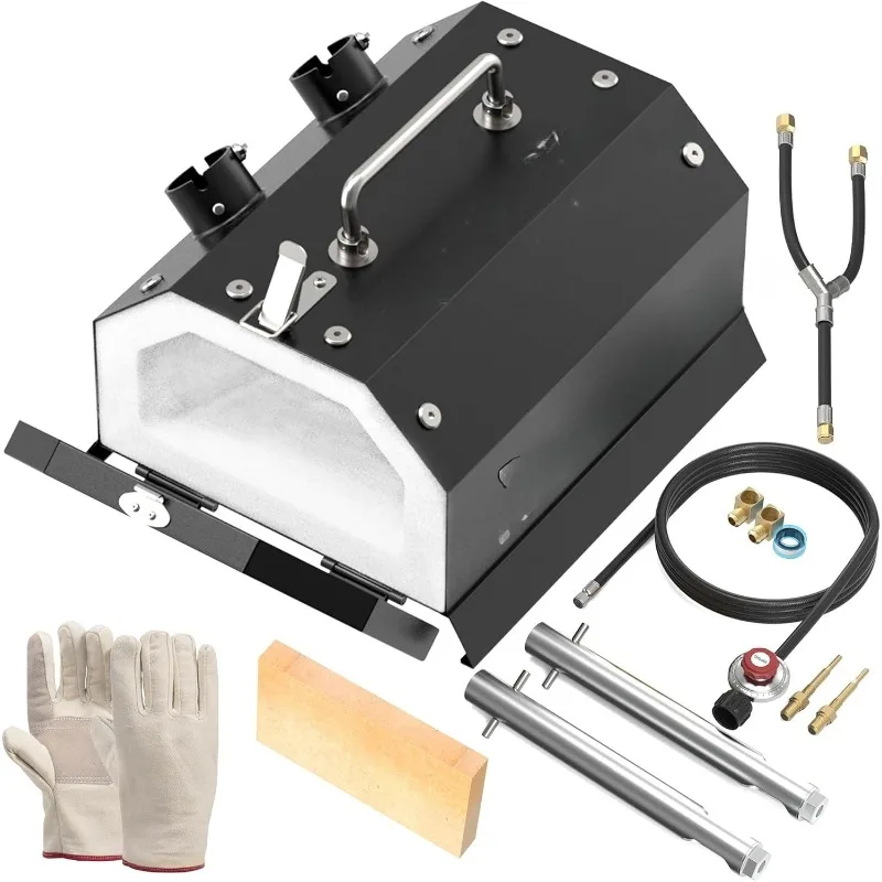Double Burner Propane Forge for Home and Professional, Ideal for Forging Damascus Steel Knives, Blacksmithing Tools, Du
Double Burner Propane Forge for Home and Professional, Ideal for Forging Damascus Steel Knives, Blacksmithing Tools, Du