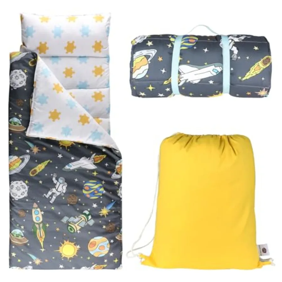 Toddlers Nap Mat with Removable Pillow and Soft Blanket, Lightweight Daycare Preschool Kindergarten Sleeping Bag, Travel Slumbe
Toddlers Nap Mat with Removable Pillow and Soft Blanket, Lightweight Daycare Preschool Kindergarten Sleeping Bag, Travel Slumbe