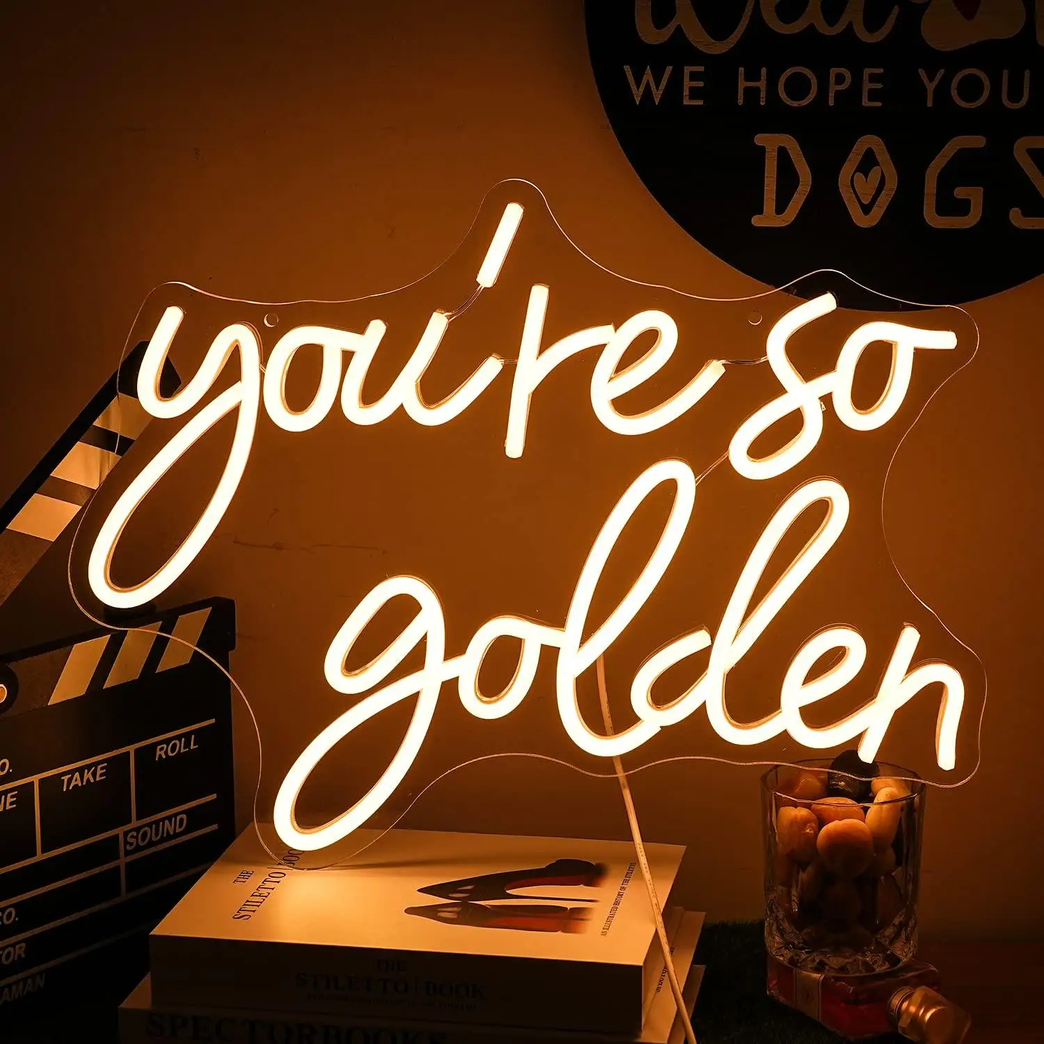You're So Golden Neon Sign USB Dimmable Neon Lights for Wedding Bedroom Engagement Bar Club Decoration Birthday Gift Night Light
You're So Golden Neon Sign USB Dimmable Neon Lights for Wedding Bedroom Engagement Bar Club Decoration Birthday Gift Night Light