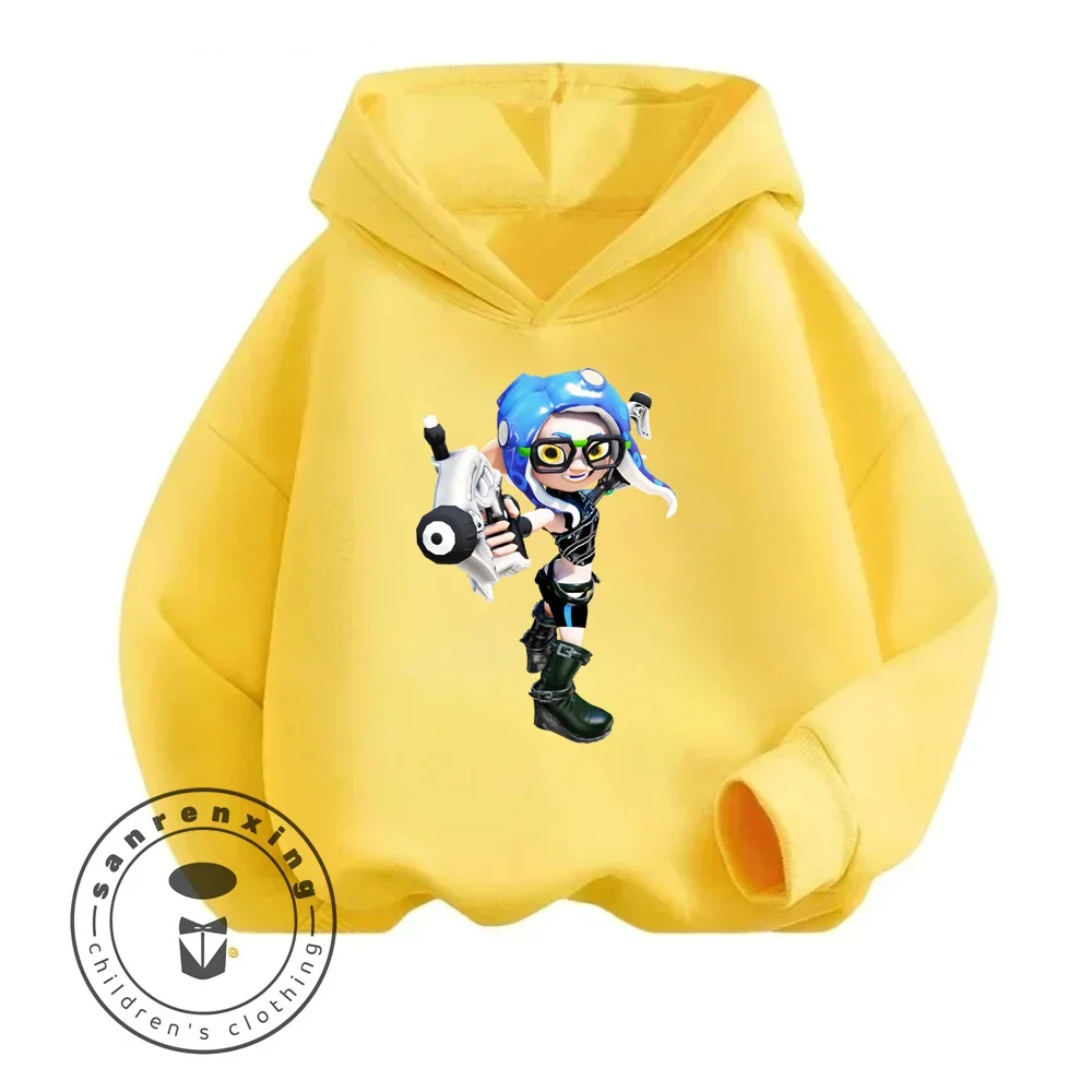Splatoon Children's Games Cartoon Print Design Comfortable Long-sleeved Hoodies for Everyday Wear in Autumn and Winter Seasons
Splatoon Children's Games Cartoon Print Design Comfortable Long-sleeved Hoodies for Everyday Wear in Autumn and Winter Seasons