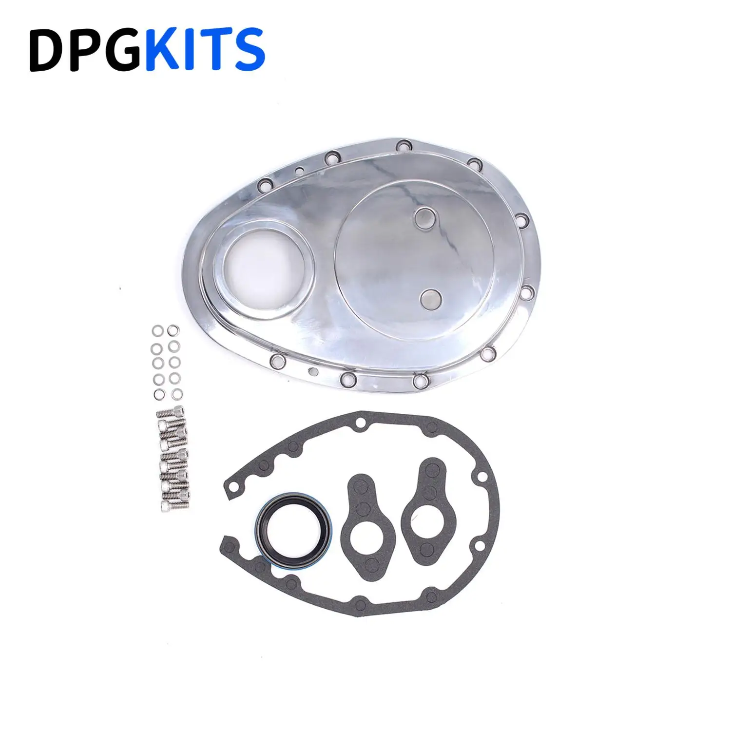 Polish Aluminum Timing Chain Cover Small Block For SBC Chevy 283 305 327 350 383 400
Polish Aluminum Timing Chain Cover Small Block For SBC Chevy 283 305 327 350 383 400