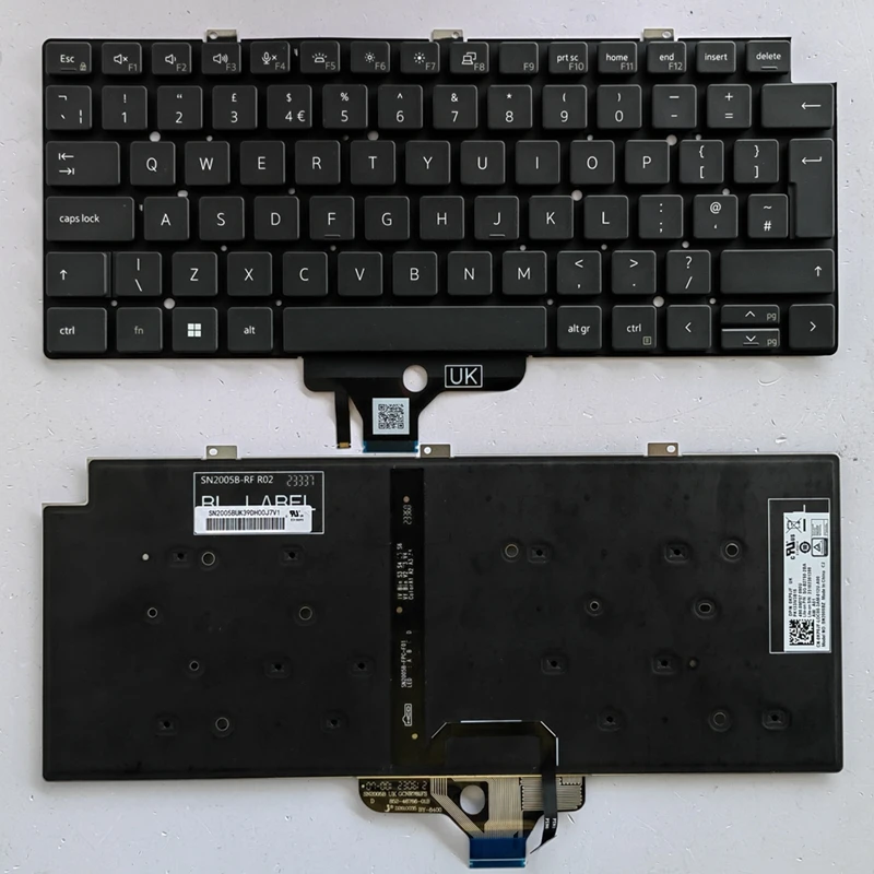 UK Backlit Laptop Keyboard for Dell LATITUDE 13-7300 7310 7320 E7320 5320 English
UK Backlit Laptop Keyboard for Dell LATITUDE 13-7300 7310 7320 E7320 5320 English