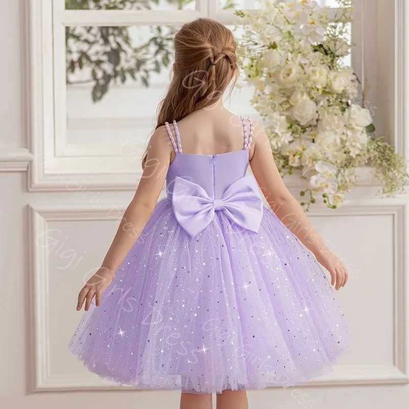 Girls Princess Dress Glitter Beaded Strap Flower Girl Dress for Wedding Kids Knee-Length Christmas Birthday Party Gown Custom
Girls Princess Dress Glitter Beaded Strap Flower Girl Dress for Wedding Kids Knee-Length Christmas Birthday Party Gown Custom