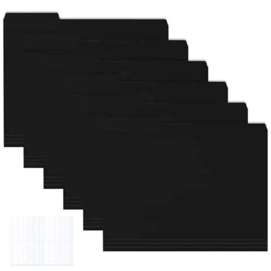 File Folder Labels, 6PCS Black File Folders, Folder Organizer, Pastel Office Supplies, Cute School Supplies, 1/3-Cut Tabs Folde
File Folder Labels, 6PCS Black File Folders, Folder Organizer, Pastel Office Supplies, Cute School Supplies, 1/3-Cut Tabs Folde