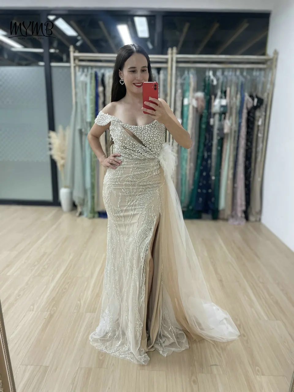 MYMB Exclusive One Shoulder Mermaid Evening Formal Dress for Women Celebrity Luxury Beaded Feathers High Slit Wedding Guest Gown
MYMB Exclusive One Shoulder Mermaid Evening Formal Dress for Women Celebrity Luxury Beaded Feathers High Slit Wedding Guest Gown