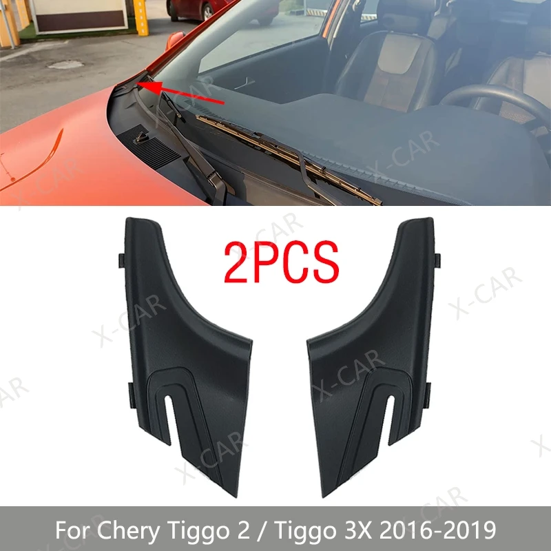 2PCS Front WindshieldWiper Corner Trim Cover Lid Cowl Panel For Chery Tiggo 2 / Tiggo 3X 2016 2017 2018 2019
2PCS Front WindshieldWiper Corner Trim Cover Lid Cowl Panel For Chery Tiggo 2 / Tiggo 3X 2016 2017 2018 2019
