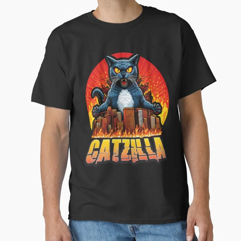 Catzilla S01 D67 funny King of the meowsters Vintage Japanese Monster Anime movie gift T shirt for cat lover Large size Tops
Catzilla S01 D67 funny King of the meowsters Vintage Japanese Monster Anime movie gift T shirt for cat lover Large size Tops