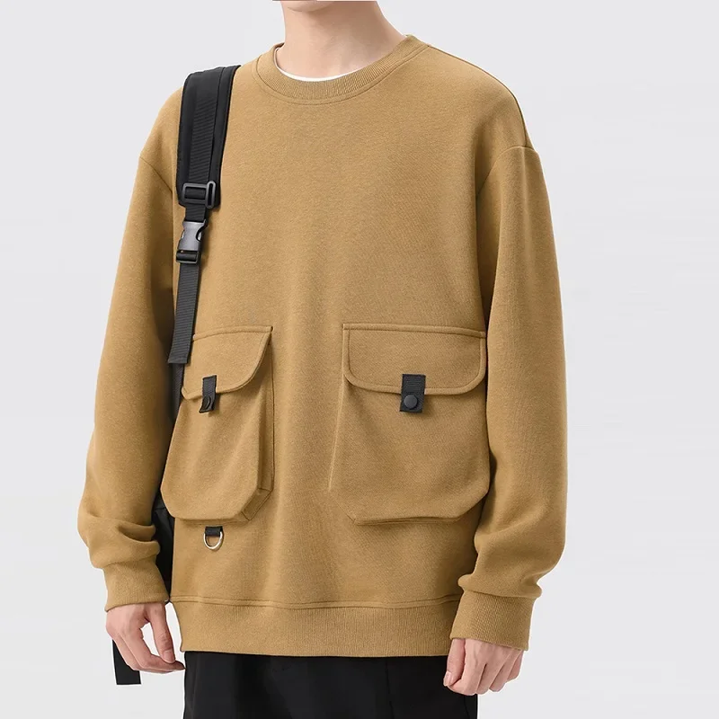 2024 New In Crewneck Men's Oversize Sweatshirt Streetwear Solid Color Tops Autumn O-neck Pullovers Male Y2k Big Size 90s Vintage
2024 New In Crewneck Men's Oversize Sweatshirt Streetwear Solid Color Tops Autumn O-neck Pullovers Male Y2k Big Size 90s Vintage