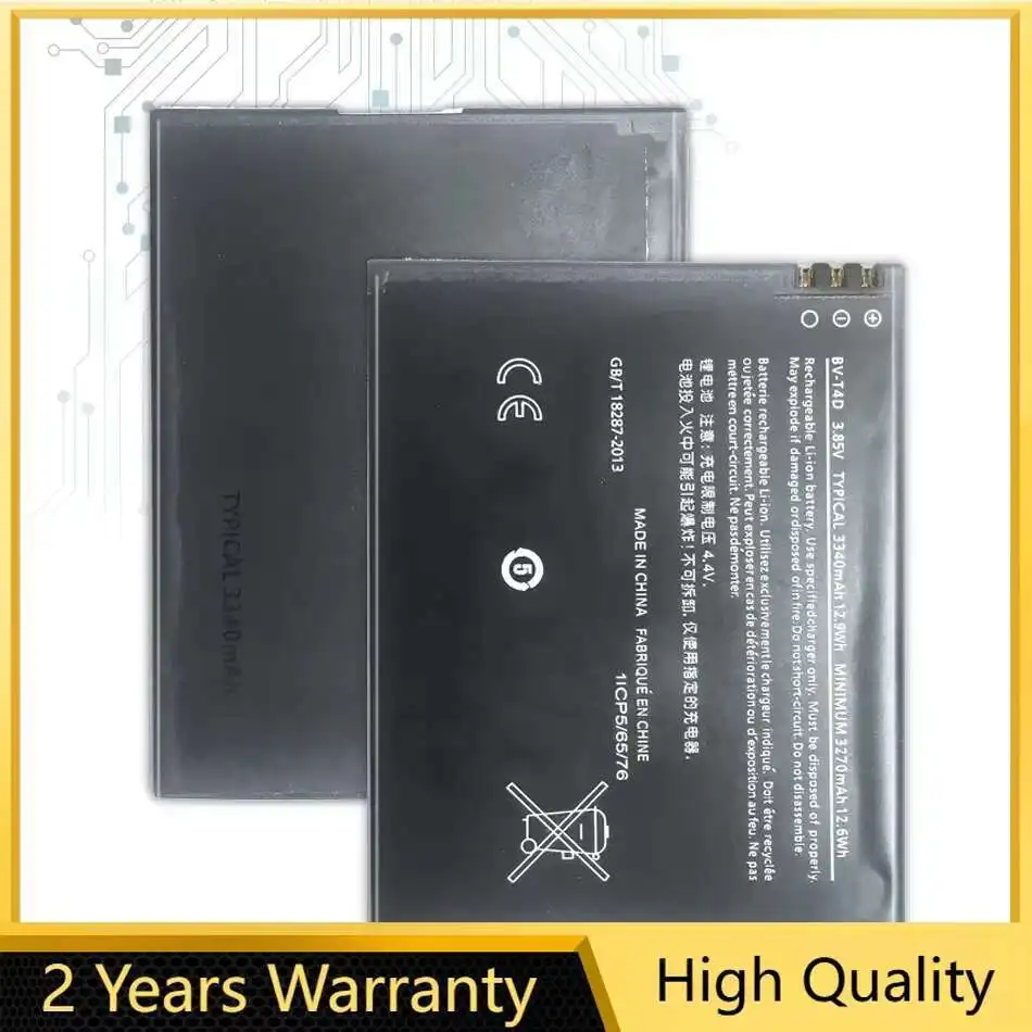 BV-T4D Battery For Nokia Microsoft Lumia 950 XL CityMan 940 XL RM-1118 RM-1116 RM-1085
BV-T4D Battery For Nokia Microsoft Lumia 950 XL CityMan 940 XL RM-1118 RM-1116 RM-1085