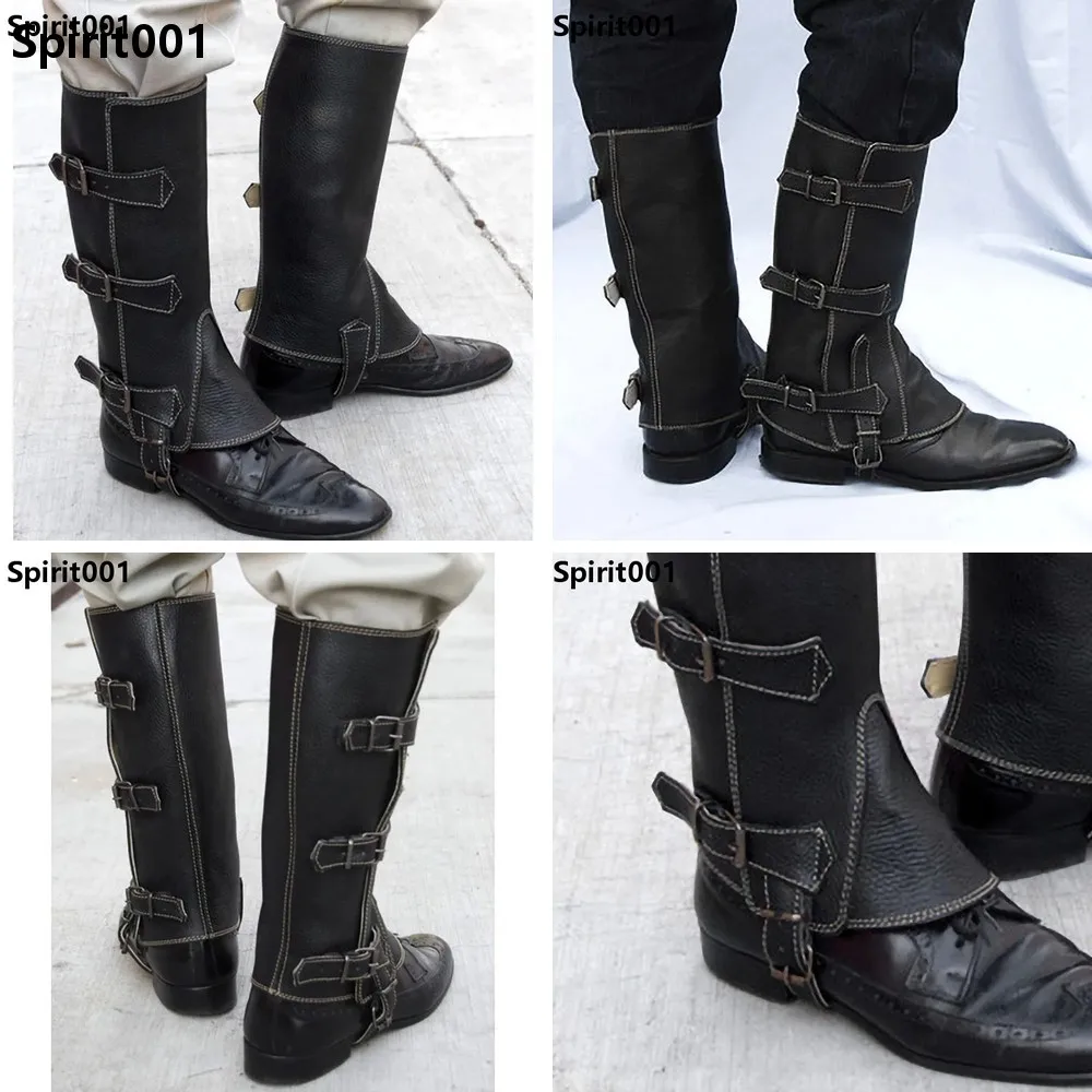 Steampunk PU Leather Leg Guard Armor Gaiter for Viking Knight Pirate Cosplay Motorcycle Boot Cover Half Chap
Steampunk PU Leather Leg Guard Armor Gaiter for Viking Knight Pirate Cosplay Motorcycle Boot Cover Half Chap