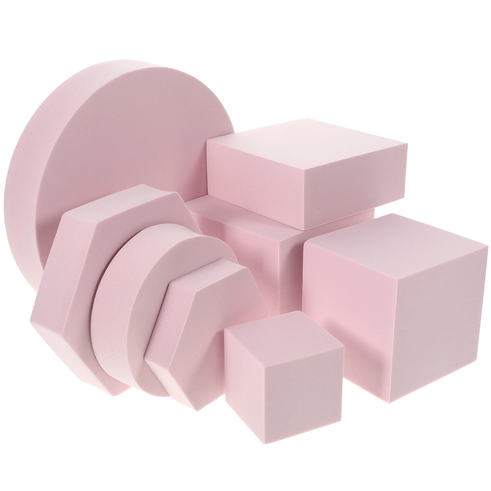 8pcs Pink Geometric Ornament Set Decorative Photo Props for Jewelry Makeup Cosmetics Lipstick Cube Foam Prop
8pcs Pink Geometric Ornament Set Decorative Photo Props for Jewelry Makeup Cosmetics Lipstick Cube Foam Prop