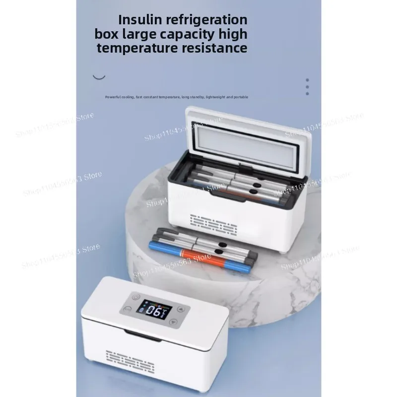 Портативный инсулиновый холодильник 5 В/110 В-240 В — мини-домашний охладитель с 0-18 ℃ Охлаждение и перезаряжаемый через USB 
Портативный инсулиновый холодильник 5 В/110 В-240 В — мини-домашний охладитель с 0-18 ℃ Охлаждение и перезаряжаемый через USB