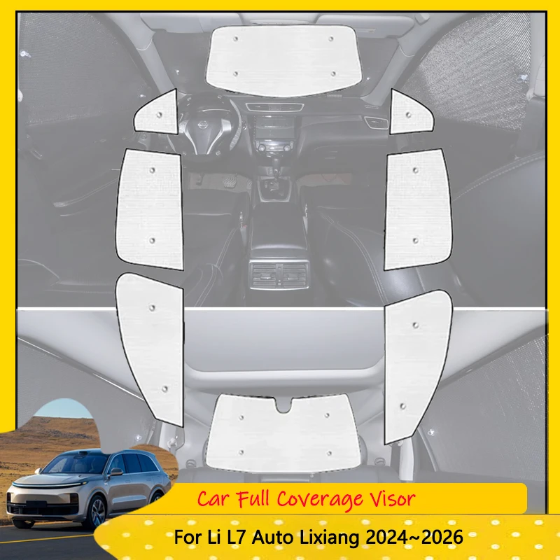Светоотражающий чехол на лобовое стекло для Li L7 Auto Lixiang 2024 ~ 2026 2025 5-дверного автомобиля SUV
Светоотражающий чехол на лобовое стекло для Li L7 Auto Lixiang 2024 ~ 2026 2025 5-дверного автомобиля SUV