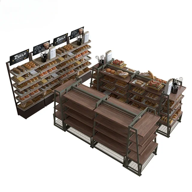 Hot sales Highbright Wood Metal Bakery Store Bread Display Racks Cabinet Shelf With Customized Advertisement Board
Hot sales Highbright Wood Metal Bakery Store Bread Display Racks Cabinet Shelf With Customized Advertisement Board