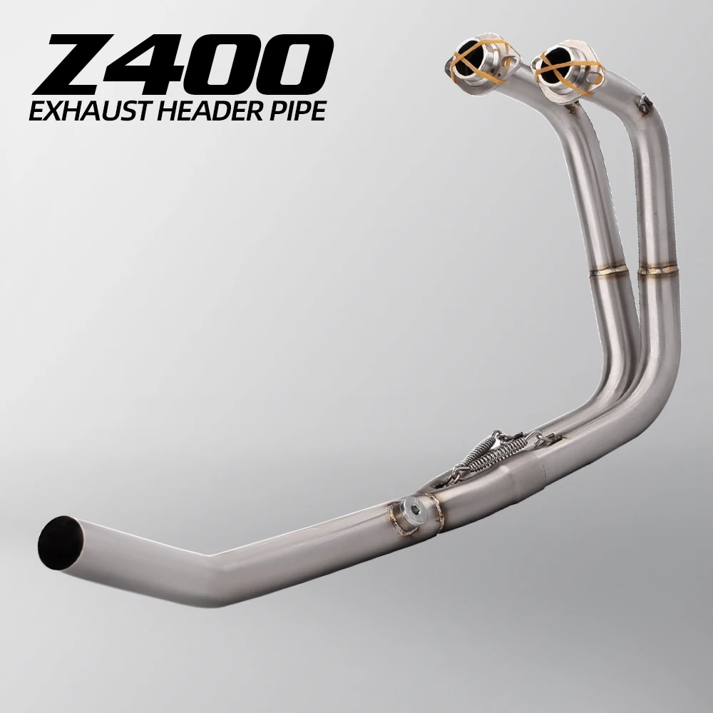 Full Motorcycle Exhaust System Escape Slip On Front Tube Link Pipe Connect 51MM Exhaust For KAWASAKI Z400 NINJA400
Full Motorcycle Exhaust System Escape Slip On Front Tube Link Pipe Connect 51MM Exhaust For KAWASAKI Z400 NINJA400