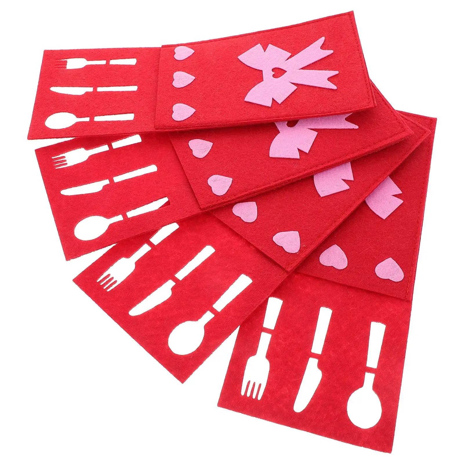 4 Pcs Cutlery Set Pouch Elegant Rectangular Valentine Bag Large Capacity Silverware Wedding Party Storage
4 Pcs Cutlery Set Pouch Elegant Rectangular Valentine Bag Large Capacity Silverware Wedding Party Storage
