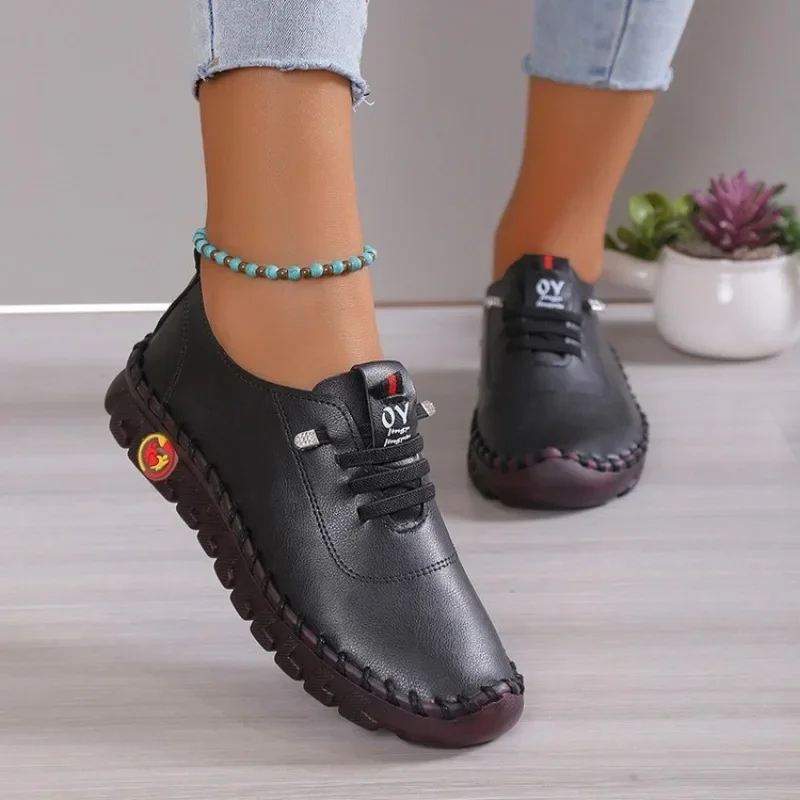 Women Loafers Pu Leather Oxford Soft Sole Flats Casual Ladies Non-Slip Comfortable Mother Shoes Fashion Sneakers Mujer Zapatos
Women Loafers Pu Leather Oxford Soft Sole Flats Casual Ladies Non-Slip Comfortable Mother Shoes Fashion Sneakers Mujer Zapatos