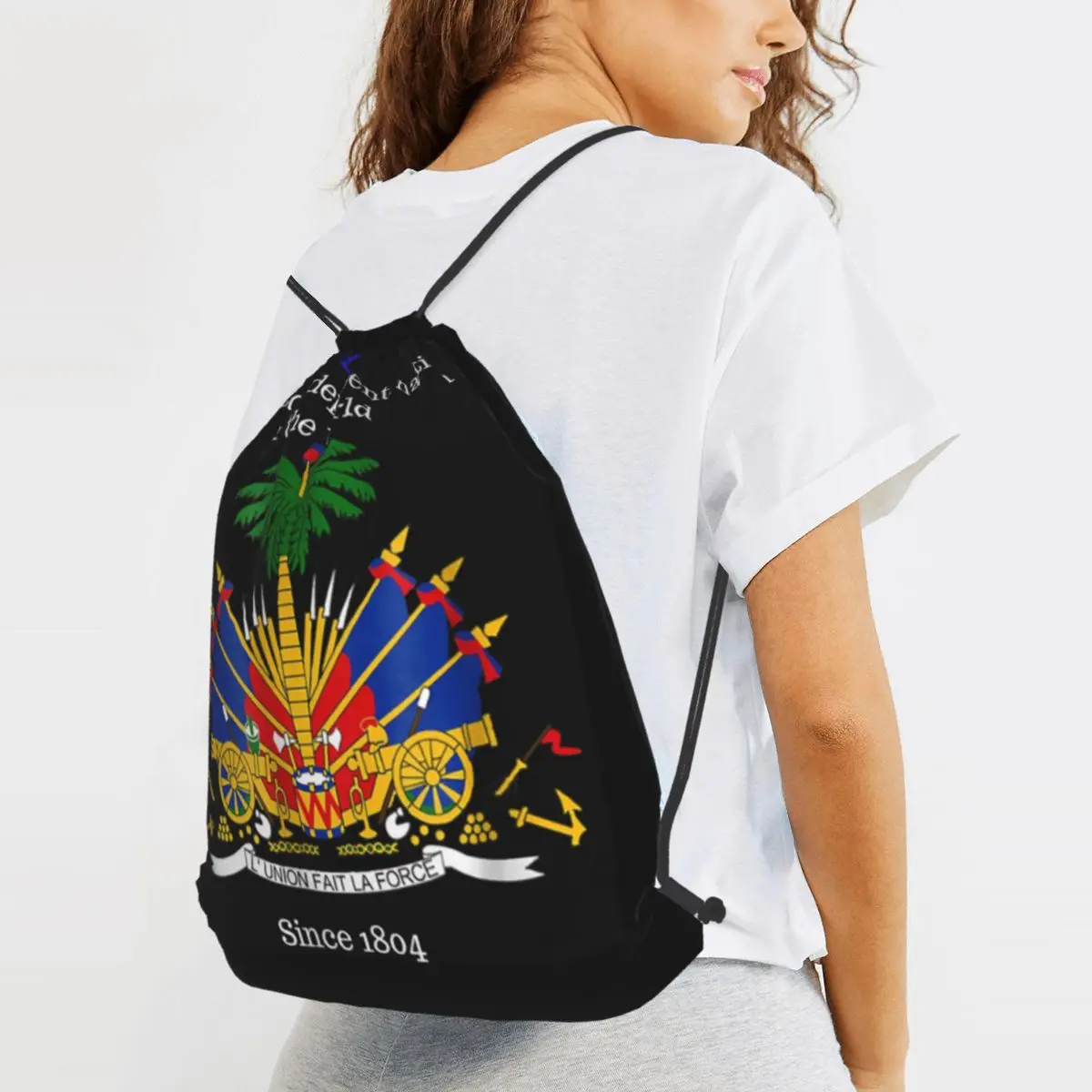 Haitian Flag Great For Independence Day Celebration Backpacks Portable Drawstring BundleBook Bags for Man Woman Students
Haitian Flag Great For Independence Day Celebration Backpacks Portable Drawstring BundleBook Bags for Man Woman Students
