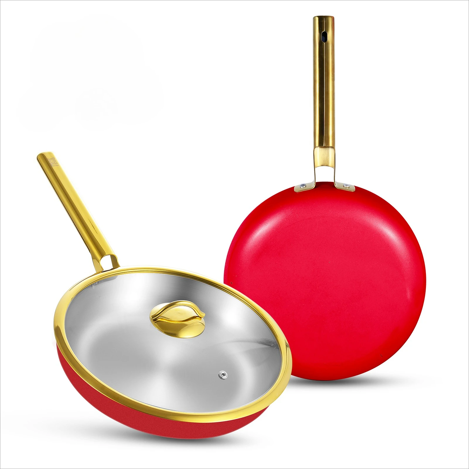 Сковорода из нержавеющей стали 316, кухонная утварь с антипригарным покрытием и стеклянной крышкой
Сковорода из нержавеющей стали 316, кухонная утварь с антипригарным покрытием и стеклянной крышкой