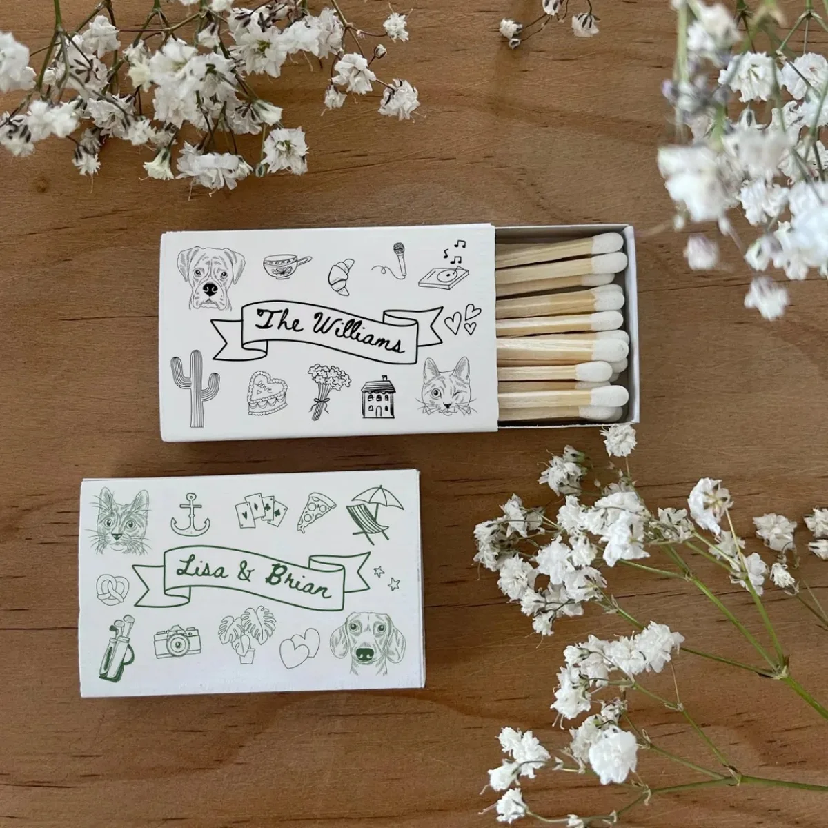 Custom Pet Matchboxes, Wedding Favor Matches,Wedding Decor,Personalized Dog Matches, Custom Matchboxes, Match Box Favors, Custom
Custom Pet Matchboxes, Wedding Favor Matches,Wedding Decor,Personalized Dog Matches, Custom Matchboxes, Match Box Favors, Custom